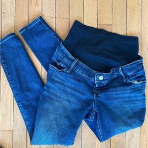 Old Navy Maternity rockstar super skinny full panel jeans